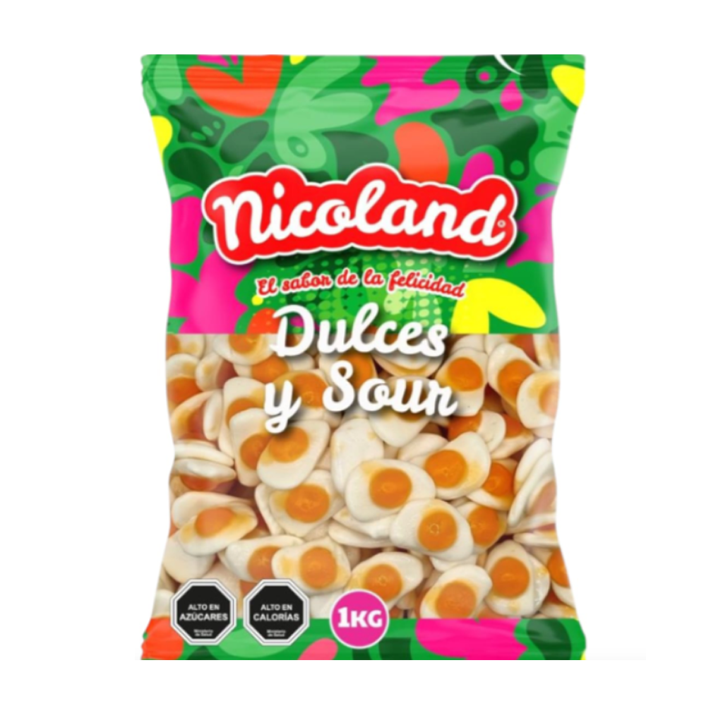 Gomas huevo frito